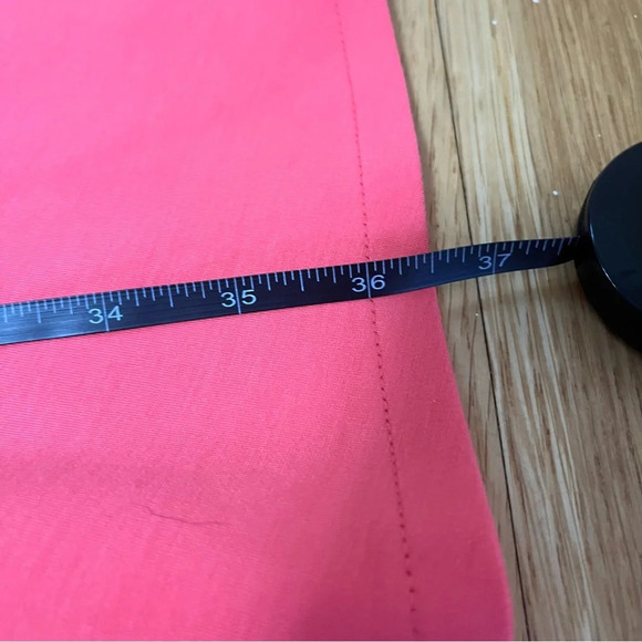 Banana Republic Pink Sleeveless Fit and Flare Cocktail Dress Pockets Size 8 - Picture 4 of 8